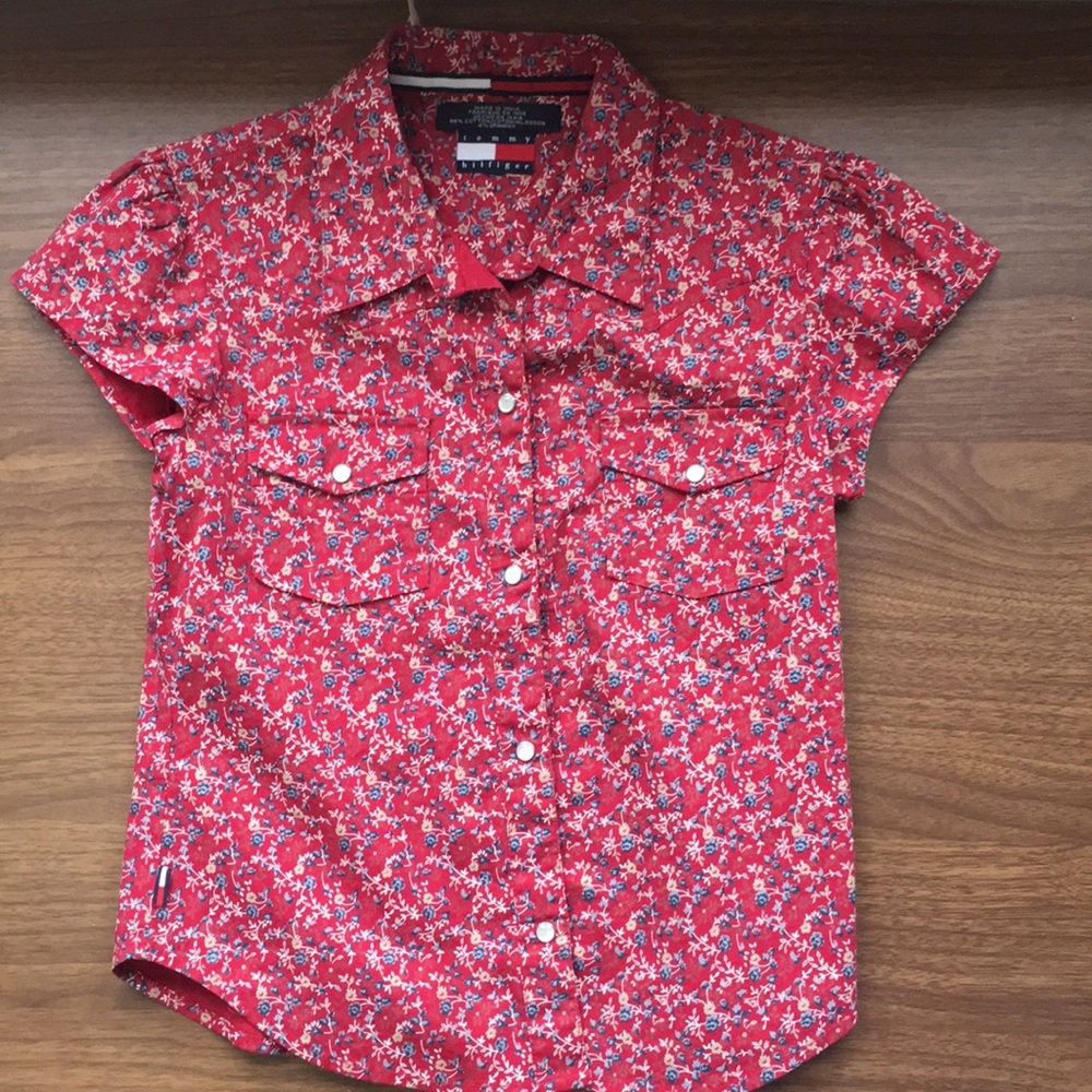 TOMMY HILFIGER button up top!!!!!!